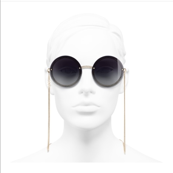 CHANEL Accessories - Chanel shades with chain!